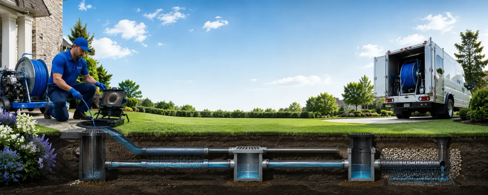 Outdoor drain cleaning information for Wethersfield, CT